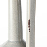 Burton 14.2H Medium Two Tone Gray Ceramic Jug Vase by Mercana at Eve Furniture