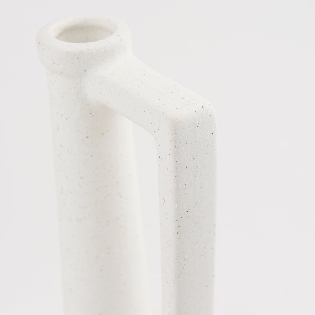 Burton 14.2H Medium White Ceramic Jug Vase by Mercana at Eve Furniture