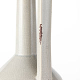 Burton 16.7H Large Two Tone Gray Ceramic Jug Vase by Mercana at Eve Furniture
