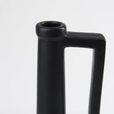 Burton 17.1H Large Matte Black Ceramic Jug Vase by Mercana at Eve Furniture