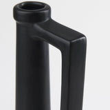 Burton 17.1H Large Matte Black Ceramic Jug Vase by Mercana at Eve Furniture