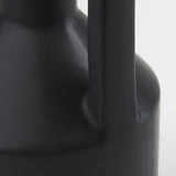 Burton 17.1H Large Matte Black Ceramic Jug Vase by Mercana at Eve Furniture
