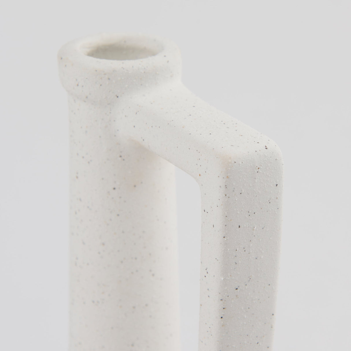 Burton 17.1H Large White Ceramic Jug Vase by Mercana at Eve Furniture