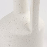 Burton 17.1H Large White Ceramic Jug Vase by Mercana at Eve Furniture