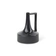 Burton 8.3H Small Glossy and Matte Black Ceramic Jug Vase by Mercana at Eve Furniture