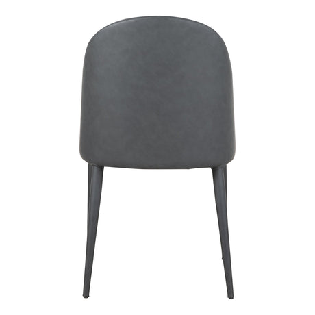 Burton Black Fade Vegan Leather Dining Chair (Set of 2) by MOES at Eve Furniture