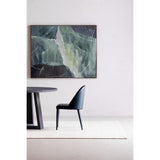Burton Dark Teal Vegan Leather Dining Chair (Set of 2) by MOES at Eve Furniture