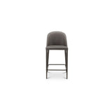 Burton Grey Vegan Leather Counter Stool by Moe's Home at Eve Furniture