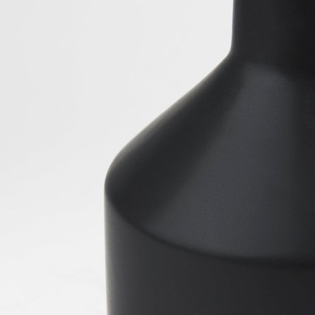 Burton Large Matte Black Ceramic Jug Vase by Mercana at Eve Furniture