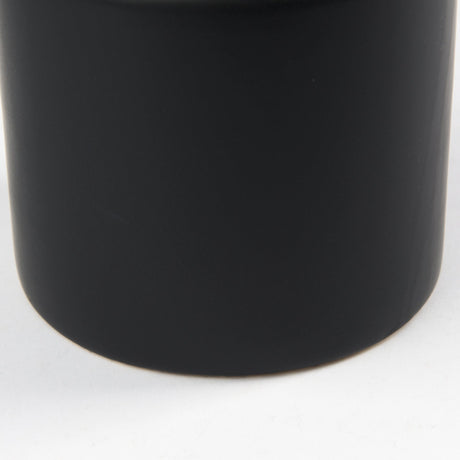 Burton Large Matte Black Ceramic Jug Vase by Mercana at Eve Furniture