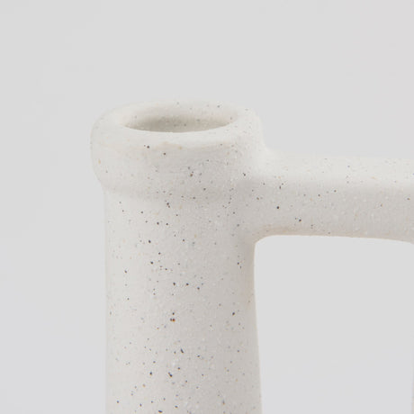 Burton Large White Ceramic Jug Vase by Mercana at Eve Furniture