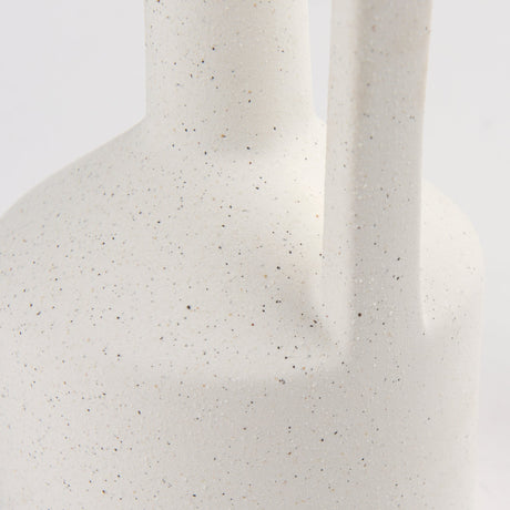 Burton Large White Ceramic Jug Vase by Mercana at Eve Furniture