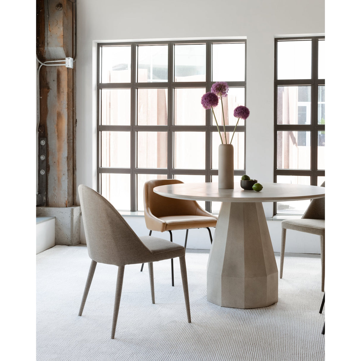 Burton Light Grey Dining Chair (Set of 2) by MOES at Eve Furniture