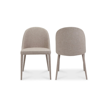 Burton Light Grey Dining Chair (Set of 2) by MOES at Eve Furniture
