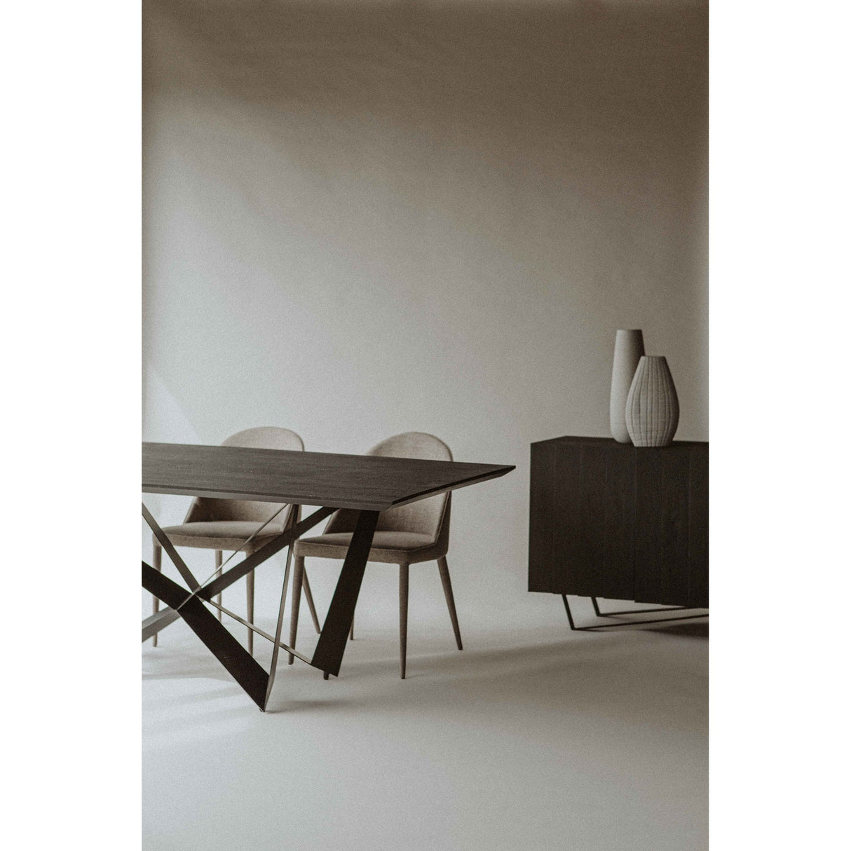 Burton Light Grey Dining Chair (Set of 2) by MOES at Eve Furniture