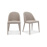 Burton Light Grey Dining Chair (Set of 2)