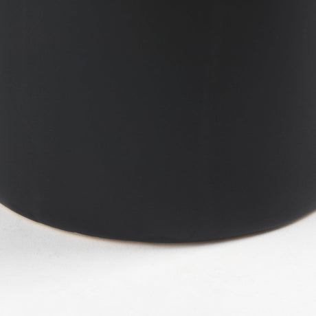 Burton Medium Matte Black Ceramic Jug Vase by Mercana at Eve Furniture