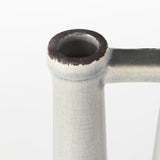 Burton Medium Two Tone Gray Ceramic Jug Vase by Mercana at Eve Furniture