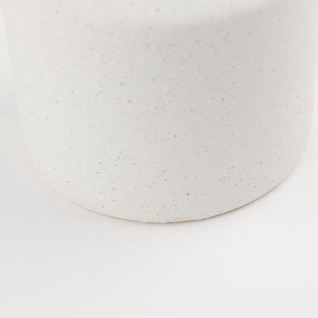 Burton Medium White Ceramic Jug Vase by Mercana at Eve Furniture