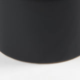Burton Small Matte Black Ceramic Jug Vase by Mercana at Eve Furniture