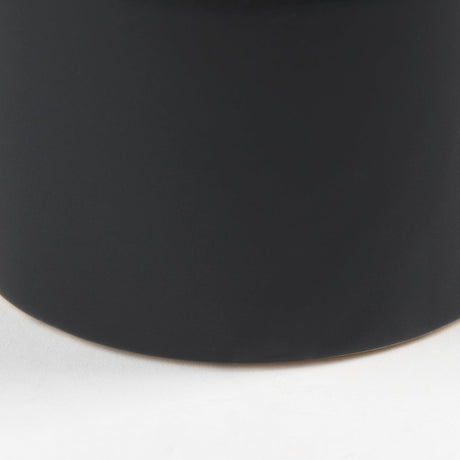 Burton Small Matte Black Ceramic Jug Vase by Mercana at Eve Furniture