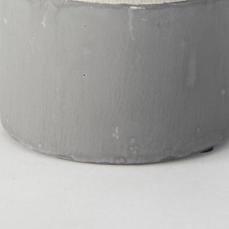 Burton Small Two Tone Gray Ceramic Jug Vase by Mercana at Eve Furniture