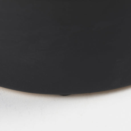 Burton Small White and Black Ceramic Jug Vase by Mercana at Eve Furniture