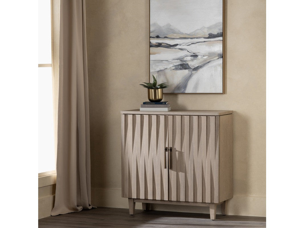 Butler Tan Two-Door Cabinet by Crestview at Eve Furniture