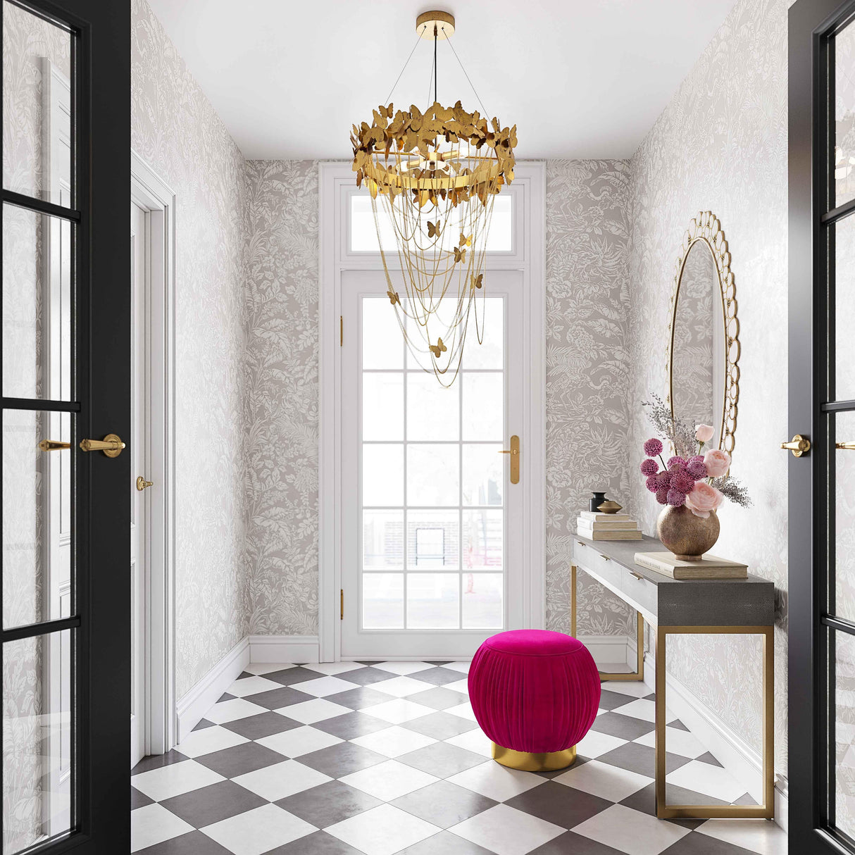 Butterfly Gold Chandelier by TOV Furniture at Eve Furniture