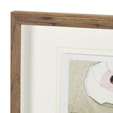 Butterfly Ranunculus I by Mercana Studio Hand-Embellished Framed Artwork Matted under Glass by Mercana at Eve Furniture