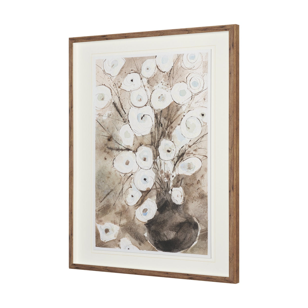 Butterfly Ranunculus II by Mercana Studio Hand-Embellished Framed Artwork Matted under Glass by Mercana at Eve Furniture