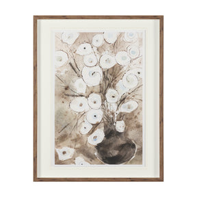 Butterfly Ranunculus II by Mercana Studio Hand-Embellished Framed Artwork Matted under Glass by Mercana at Eve Furniture