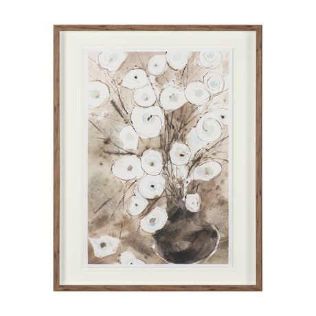 Butterfly Ranunculus II by Mercana Studio Hand-Embellished Framed Artwork Matted under Glass by Mercana at Eve Furniture
