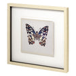 Butterfly Study II by Melissa Wang a Hand Embellished Textured Framed Art Print Matted under Glass by Mercana at Eve Furniture