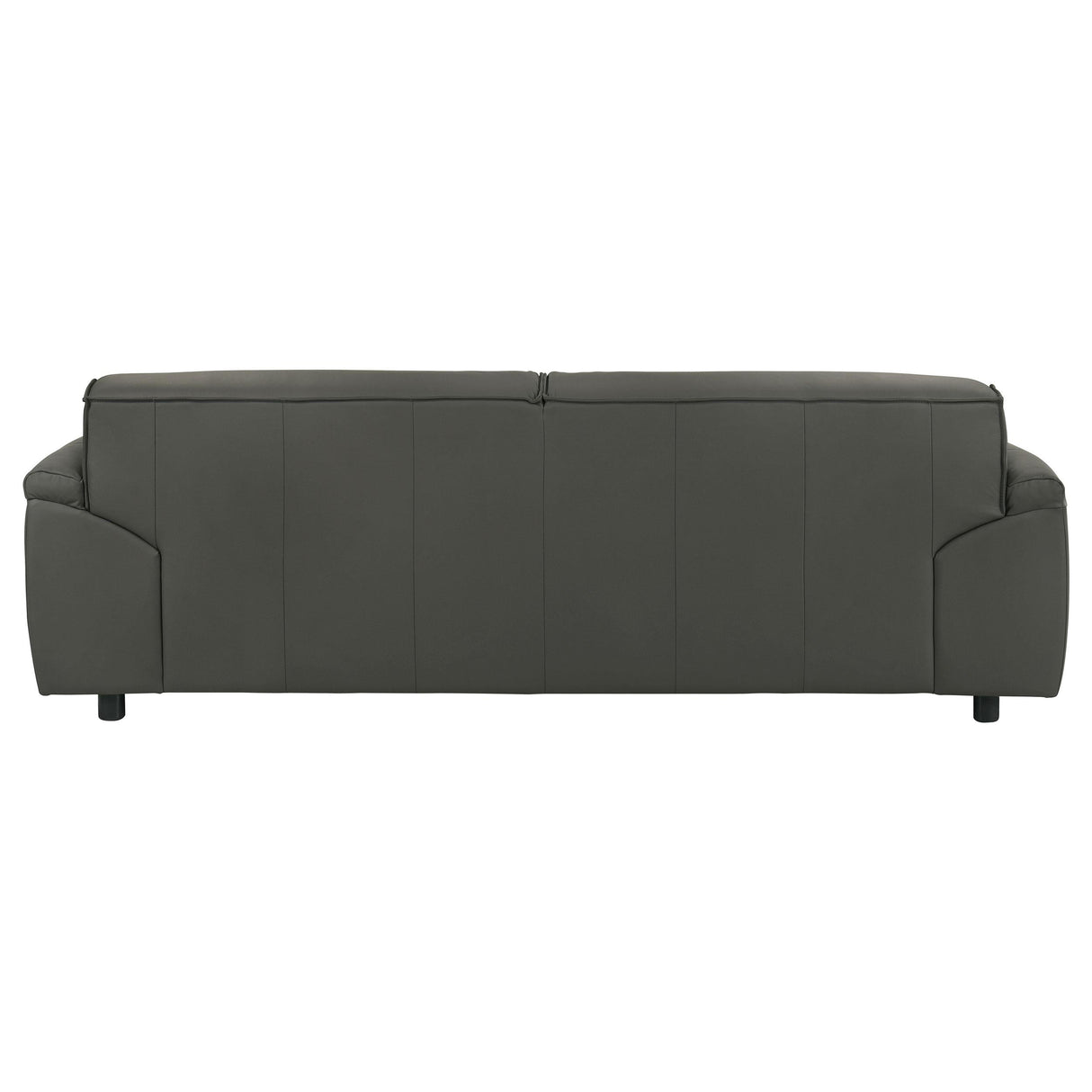 Buxton Graphite Top Grain Leather Upholstered Sofa by Coaster at Eve Furniture