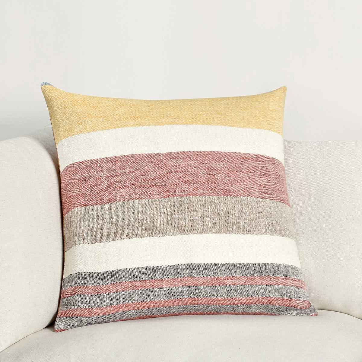 BW Crawford Yellow Multi 22x22 Throw Pillow (Set of 2) by Classic Home at Eve Furniture