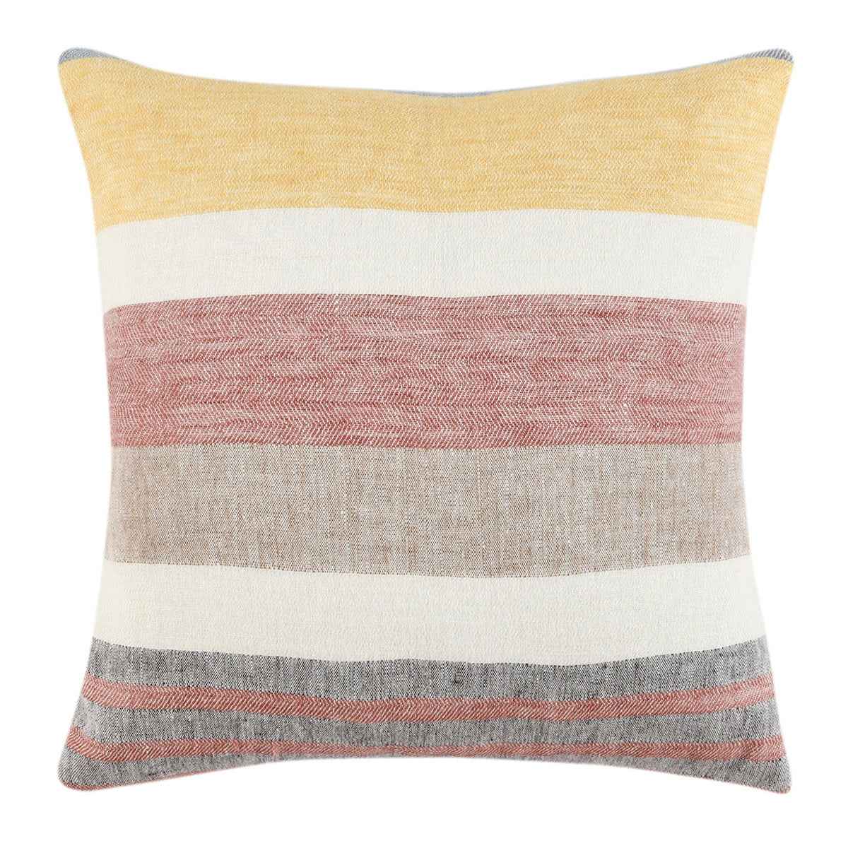 BW Crawford Yellow Multi 22x22 Throw Pillow (Set of 2) by Classic Home at Eve Furniture