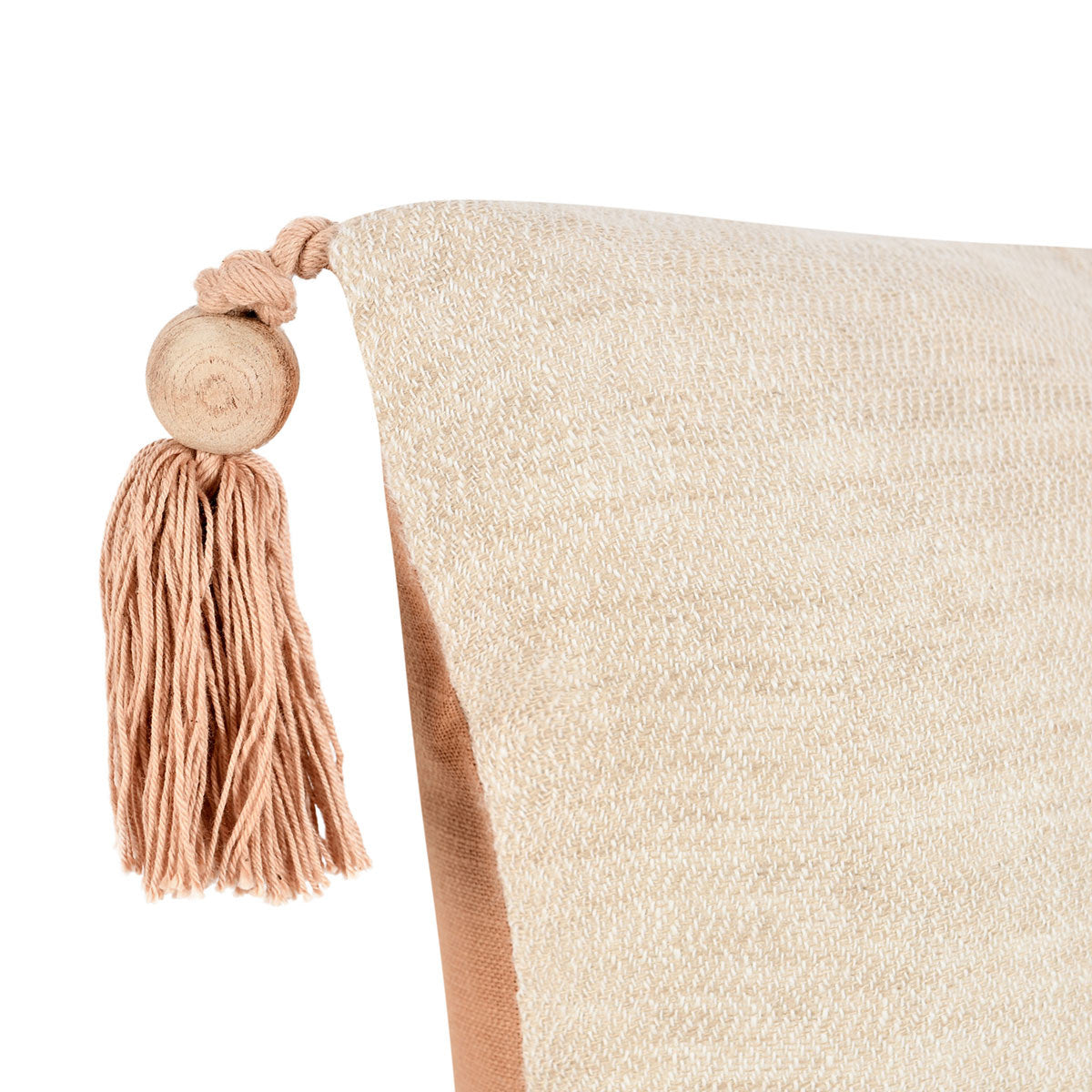 BW Sherry Solid Natural/Hazel 14x26 Throw Pillow (Set of 2) by Classic Home at Eve Furniture