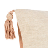 BW Sherry Solid Natural/Hazel 14x26 Throw Pillow (Set of 2) by Classic Home at Eve Furniture