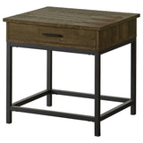 Byers Brown Oak 2-Piece Lift Top Coffee and End Table Set by Coaster at Eve Furniture