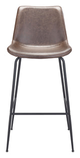 Byron Brown Barstool by Zuomod at Eve Furniture