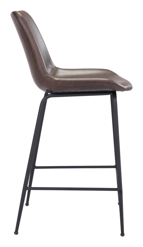Byron Brown Counter Stool by Zuomod at Eve Furniture