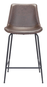 Byron Brown Counter Stool by Zuomod at Eve Furniture