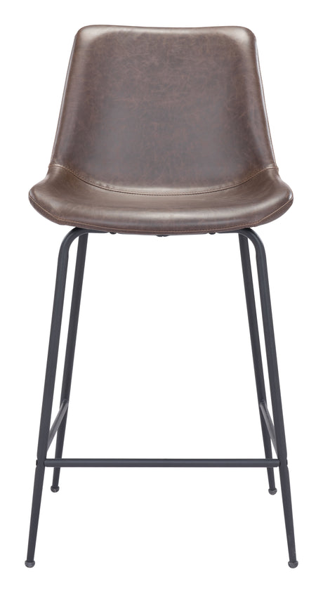 Byron Brown Counter Stool by Zuomod at Eve Furniture
