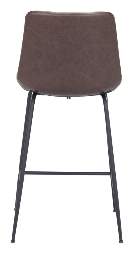 Byron Brown Counter Stool by Zuomod at Eve Furniture
