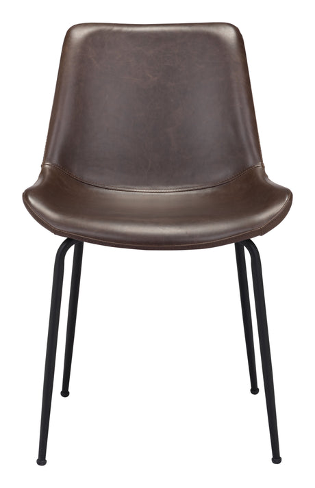 Byron Brown Dining Chair (Set of 2) by Zuomod at Eve Furniture