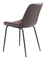 Byron Brown Dining Chair (Set of 2) by Zuomod at Eve Furniture