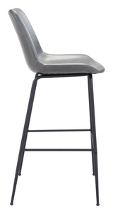 Byron Gray Barstool by Zuomod at Eve Furniture