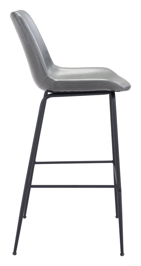 Byron Gray Barstool by Zuomod at Eve Furniture