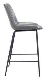 Byron Gray Counter Stool by Zuomod at Eve Furniture